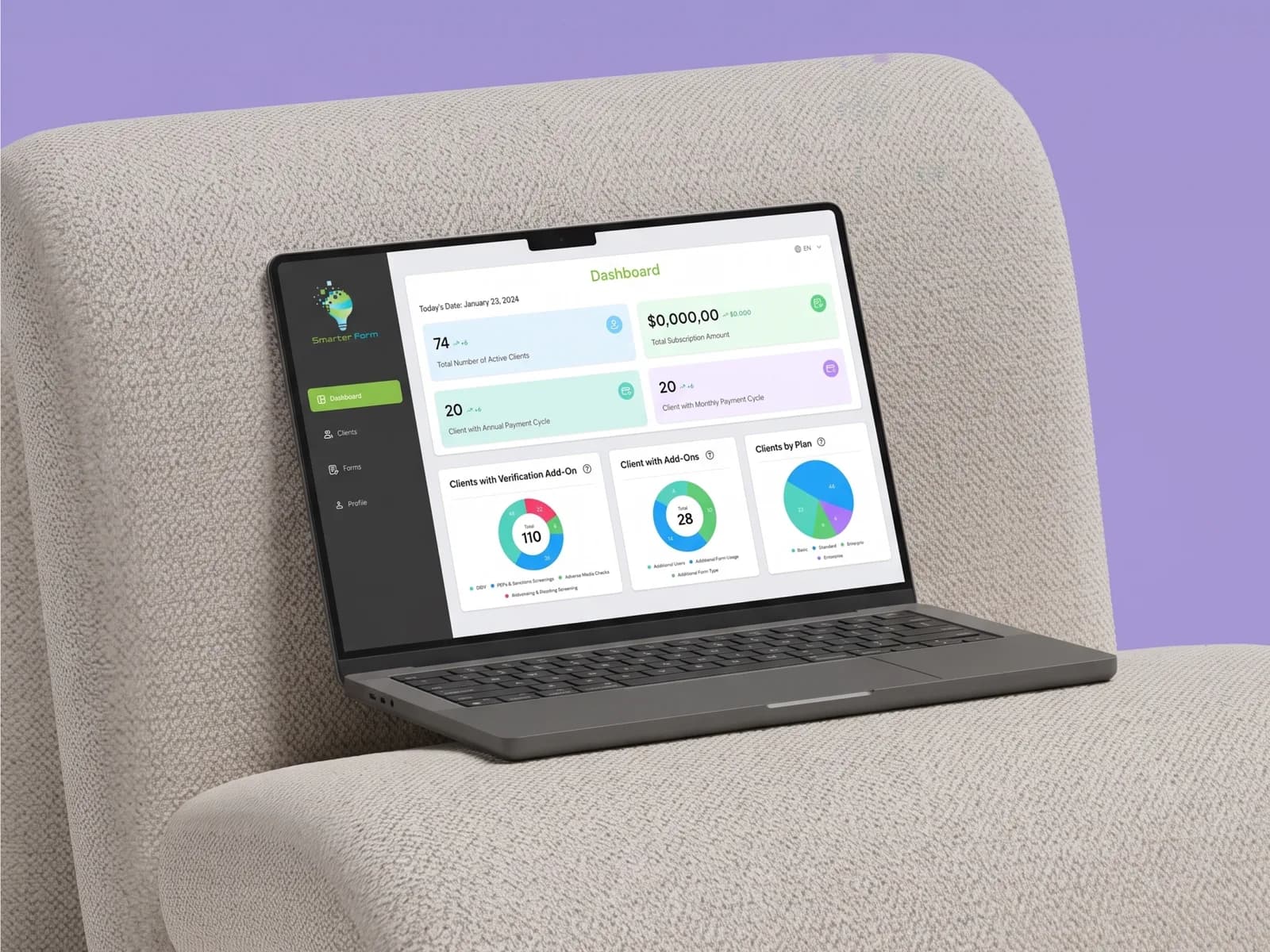 Smarterform website screenshot