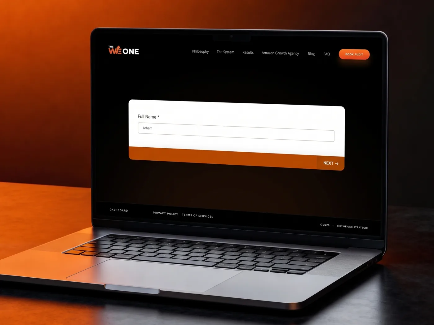 A Multi-Step Qualification Form screenshot